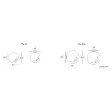 Lumen Center Iceglobe wall ceiling lamp - Agof Store Lumen Center Iceglobe wall ceiling lamp - Agof Store