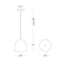 Lumen Center Odile pendant lamp - Agof Store