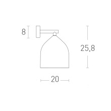 Lumen Center Odile wall lamp - Agof Store