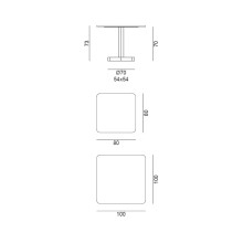 Gervasoni InOut 847 Table - Agof Store