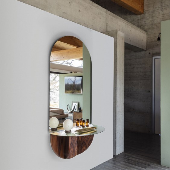Brame specchio con ripiano Mogg - Agof Store