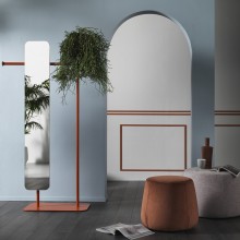 Meme Design Babele Valet Stand With Mirror - Agof Store