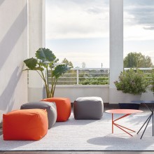 Meme Design Archimede Outdoor Ottoman - Agof Store Meme Design Archimede Outdoor Ottoman - Agof Store