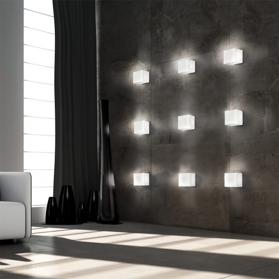 Leucos Cubi led Wand- Deckenleuchte - Agof Store