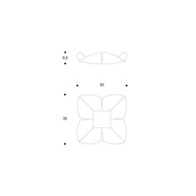 Danese Milano Apax Centerpiece - Agof Store