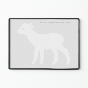 L'Agnellino 50x70 cm stampa Danese Milano - Agof Store