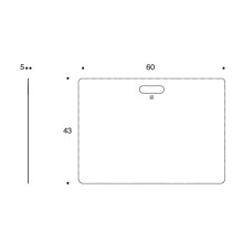 Danese Milano Secondo Piano Schreibtischunterlage - Agof Store