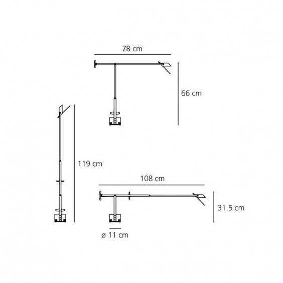 Artemide Tizio Lampada da tavolo - Agof Store