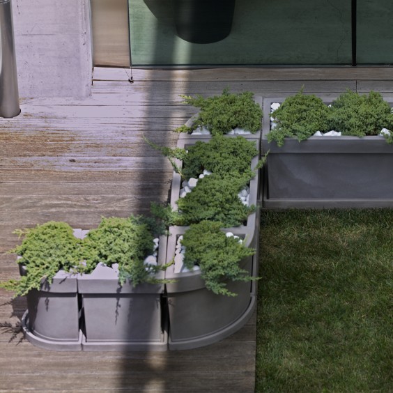 NICOLI Themis Angolare | Vaso | Agof Store