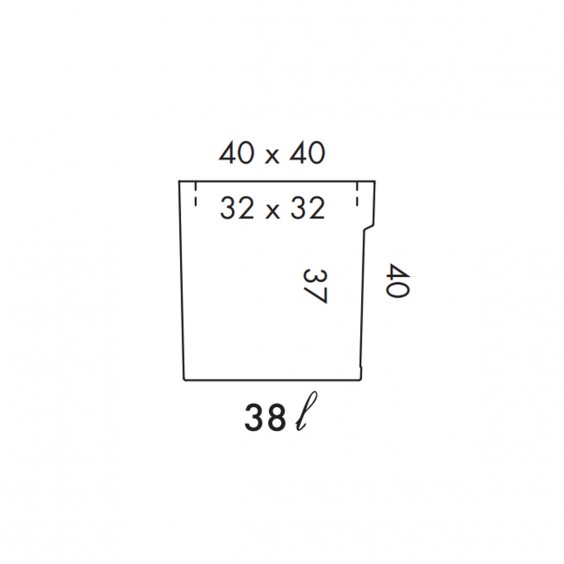 NICOLI Themis Angolare | Vaso | Agof Store