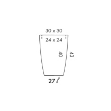 NICOLI Logos Matt | Vaso | Agof Store