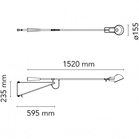 Flos 265 Small wall lamp - Agof Store