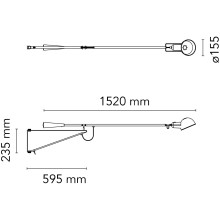 Flos 265 Small lampada da parete - Agof Store