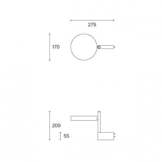 Wästberg w182 Pastille br wall lamp - Agof Store