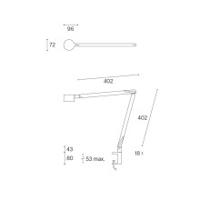 Wästberg w127 Winkel c2 table lamp - Agof Store