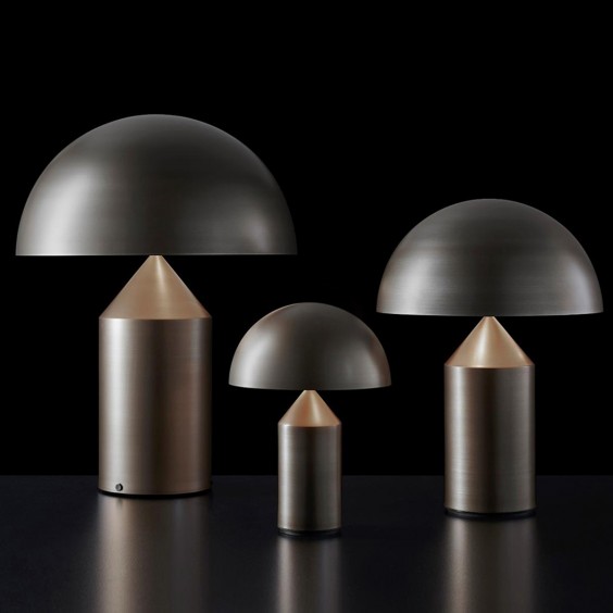 Oluce Atollo Bronzo table lamp - Agof Store