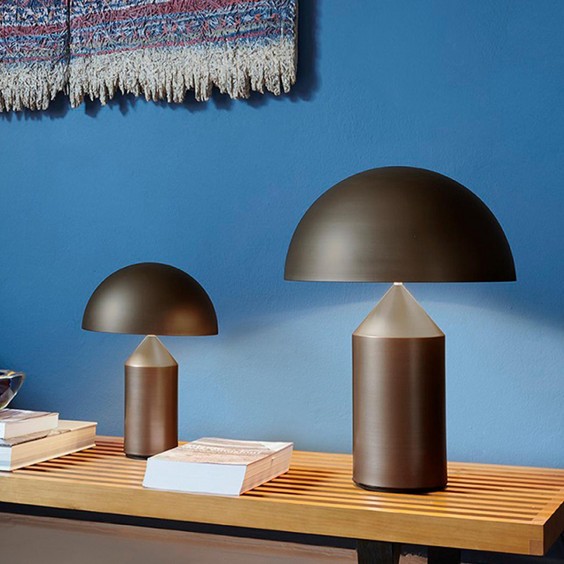 Oluce Atollo Bronzo table lamp - Agof Store