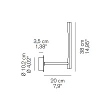 Ilo Lampada da parete soffitto Oluce - Agof Store
