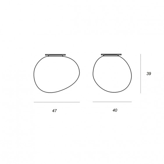 Foscarini Gregg Grande ceiling lamp - Agof Store