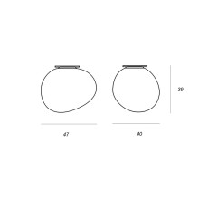 Foscarini Gregg Grande ceiling lamp - Agof Store