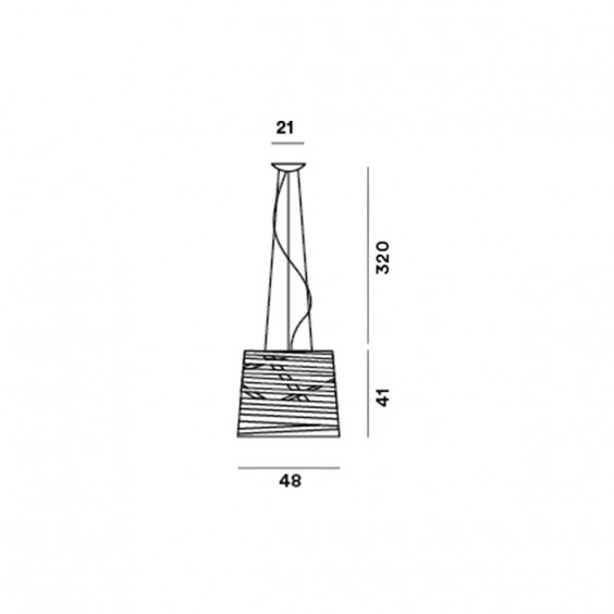 Foscarini Tress Grande Led Pendelleuchte - Agof Store