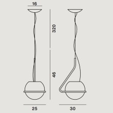 Tonda Lampada a sospensione Foscarini - Agof Store