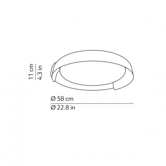 Dala Lampada a soffitto Kdln - Agof Store