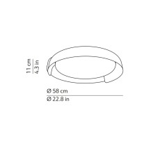 Dala Lampada a soffitto Kdln - Agof Store