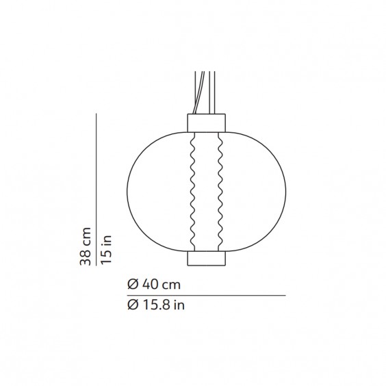 Bolha Lampada a sospensione Kdln - Agof Store