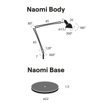 Lumina Naomi table lamp - Agof Store