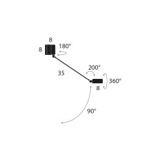 Lumina Daphine 35 Led wall lamp - Agof Store Lumina Daphine 35 Led wall lamp - Agof Store