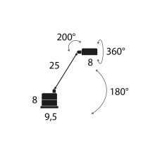 Lumina Daphinette Portatile portable table lamp - Agof Store