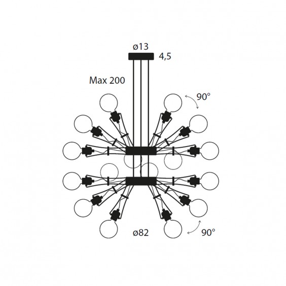 Lumina Matrix Doppia pendant lamp - Agof Store