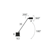 Daphinette Led Lampada da tavolo Lumina - Agof Store Daphinette Led Lampada da tavolo Lumina - Agof Store