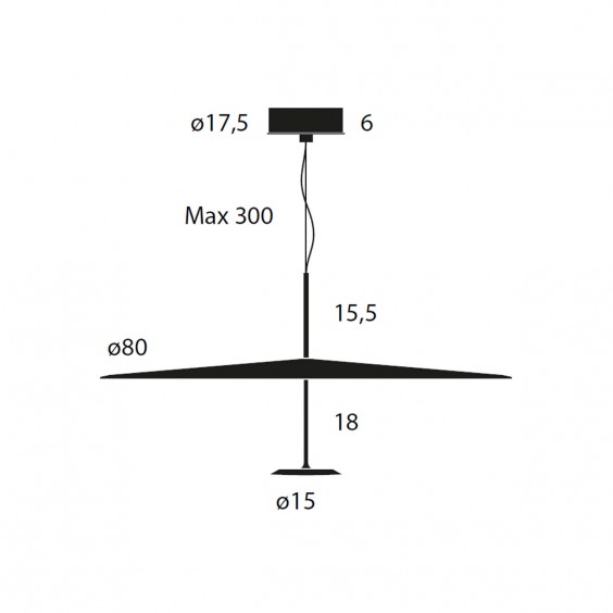 Lumina Dot 800 pendant lamp - Agof Store