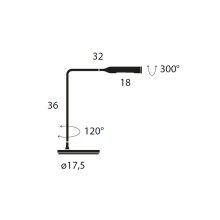 Lumina Flo Bedside Tischleuchte - Agof Store Lumina Flo Bedside Tischleuchte - Agof Store