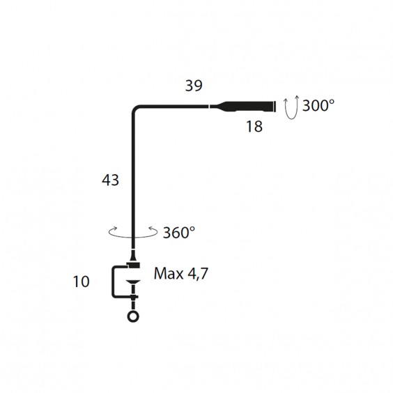 Flo Clamp Lampada da tavolo Lumina - Agof Store