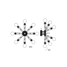 Matrix Otto P Lampada da parete Lumina - Agof Store