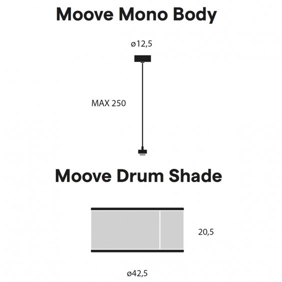 Lumina Moove Mono Pendelleuchte - Agof Store