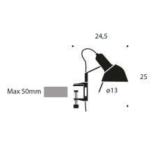 Lumina Naomi Clamp table lamp - Agof Store Lumina Naomi Clamp table lamp - Agof Store