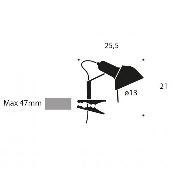 Lumina Naomi clip lamp - Agof Store