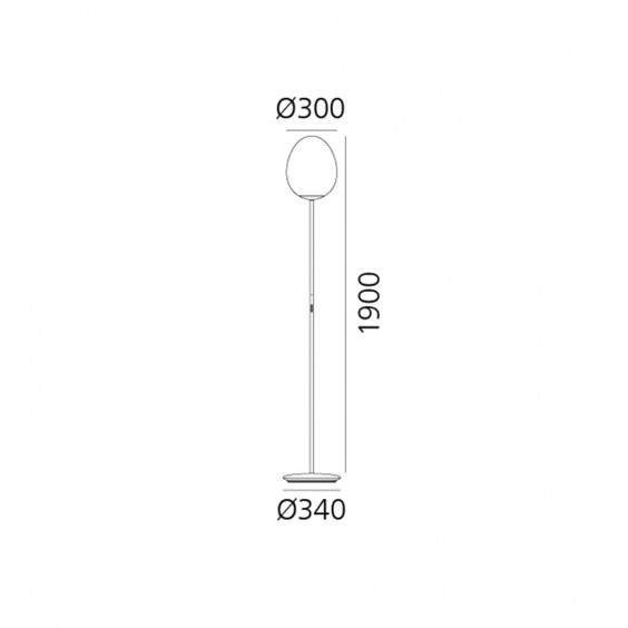 Artemide Stellar Nebula Lampada da terra - Agof Store