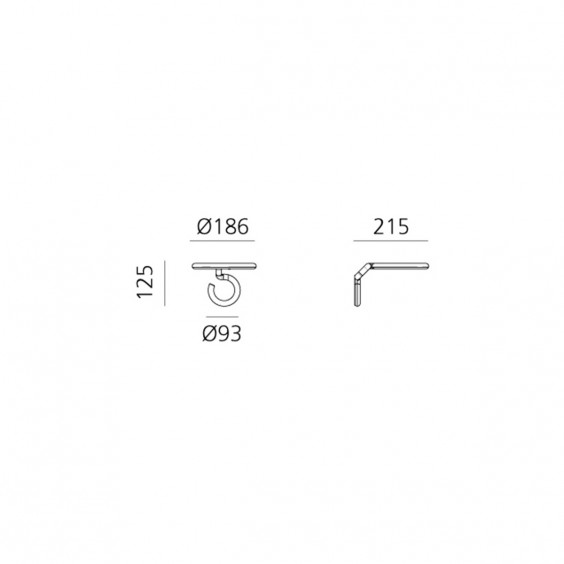 Artemide Vine Light Spot wall lamp - Agof Store