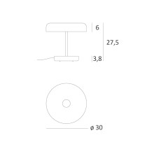 Lumen Center Zero table lamp - Agof Store Lumen Center Zero table lamp - Agof Store