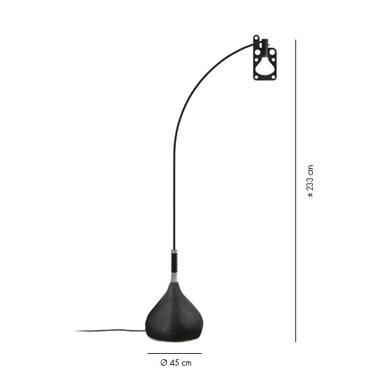 Bul-Bo Lampada da terra Axolight - Agof Store