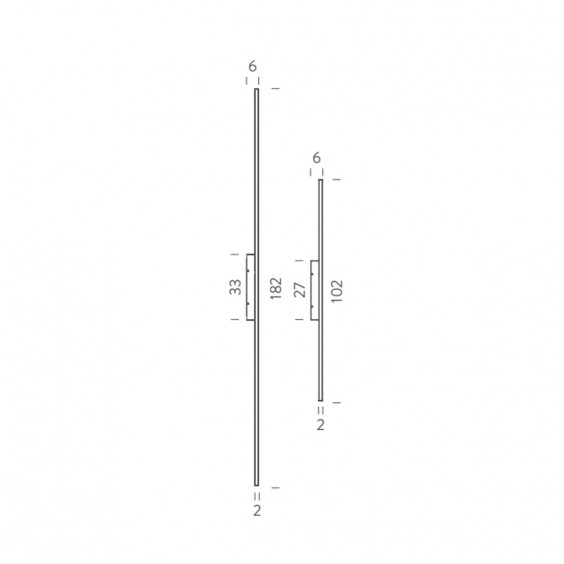Nemo Linescapes wall ceiling lamp - Agof Store