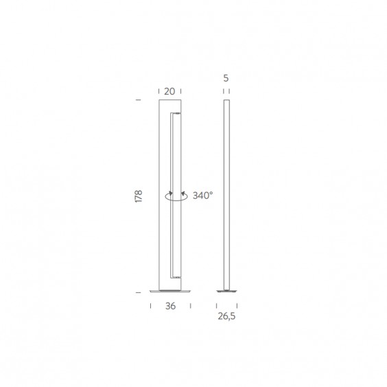 Nemo Ara Led floor lamp - Agof Store