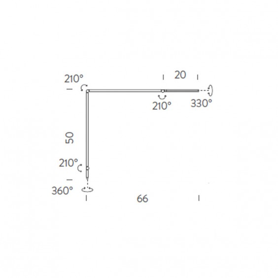 Untitled Linear Lampada da parete Nemo - Agof Store