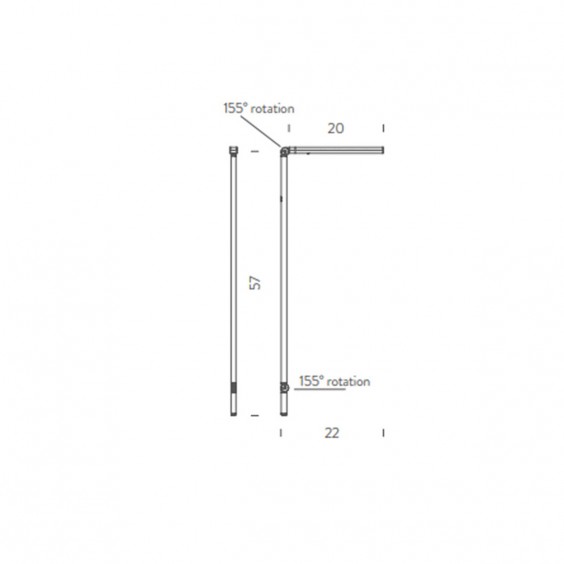 Nemo Untitled Mini Linear wall lamp - Agof Store