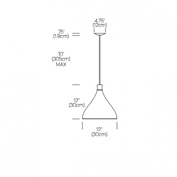 Pablo Swell XL Single Medium pendant lamp - Agof Store